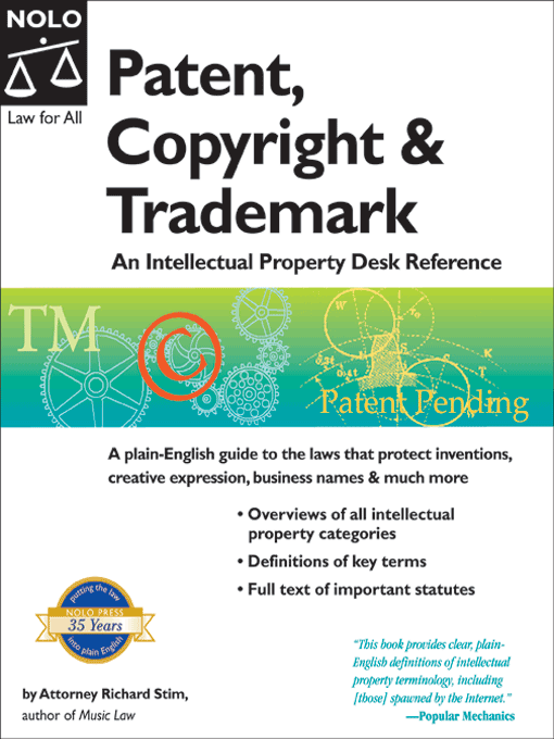 Title details for Patent, Copyright & Trademark by Rich Stim - Available